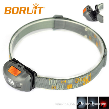 Factory Price White & Red Light Mini LED Headlamp